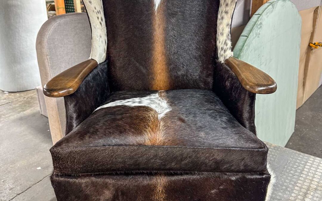 Cow Hide Chair Done Properly