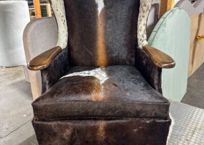 Cow Hide Chair Done Properly